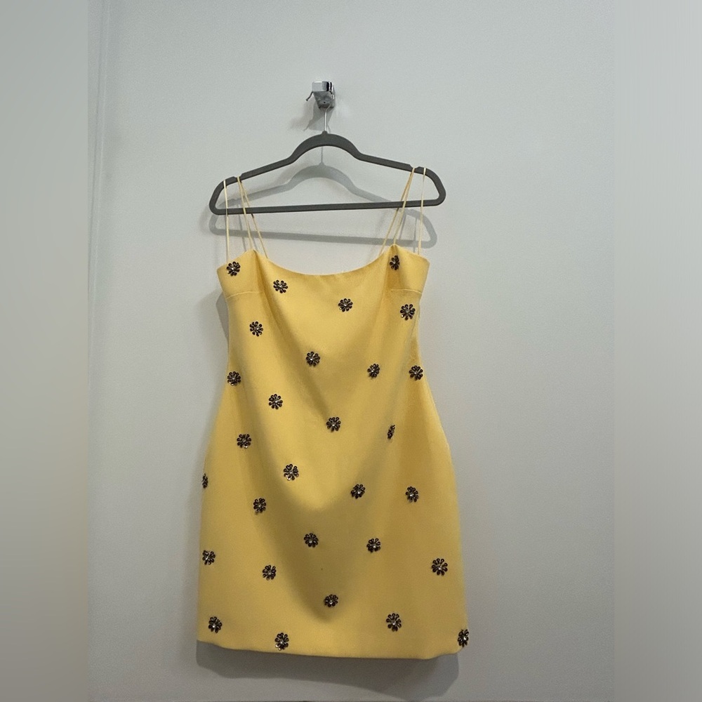 LIKELY Yellow Floral Dress Size 10